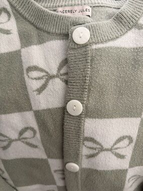 Sincerely Jules Sage Green Knit Cardigan